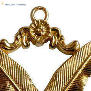 Wholesale Customized Gold Plated Embroidered Eco-Friendly Masonic Regalia <b>Collar</b> Jewels Set with Magnet Attachment OEM Services - Product Image 3