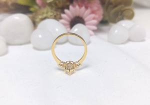 Anillo de Compromiso Solitario de Tres Piedras con Moissanita de Corte Marquesa de 1.75 Quilates, Oro Amarillo de 14K y Platino, para Mujer, Aniversario, Boda - Product Image 4
