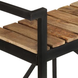 Chariot de cuisine en bois de manguier massif 34,2"x14,2"x31,9" Îlots et chariots de cuisine - Product Image 6