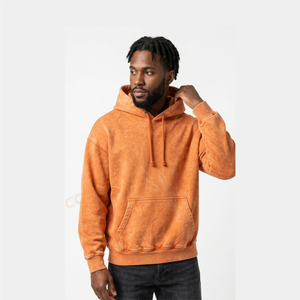 Sudadera con Capucha de Diseño Personalizado, Estilo Vintage, Lavado Ácido, Informal, Urbana, Suave, 100% Algodón, Oversize, Ecológica y Cómoda - Product Image 6