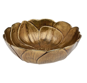 Bols gigognes texturés en or rose avec des motifs intérieurs côtelés et géométriques complexes. Tendance. Disponible au prix de gros. - Product Image 5
