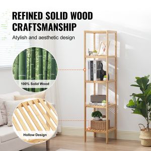 Estante de Baño de 5 Niveles, Estrecho, Multifuncional, Organizador de Almacenamiento, Soporte para Plantas y Flores - Product Image 4