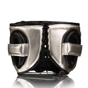 Protector de Cabeza de Piel de Vacuno Genuina con Diseño Nuevo y Profesional, Ajustable con Cordones, para Kickboxing, Sparring y MMA - Product Image 5