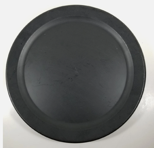 Assiette de Présentation Noir Mat, Assiette de Présentation en Mélamine Noir Satiné Métallisé, Assiette de Service Moderne Minimaliste à Base Noire - Product Image 5