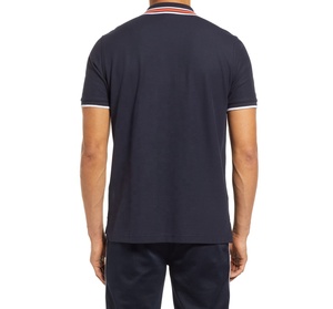 เสื้อโปโลคอปกสำหรับผู้ชาย,เสื้อโปโลผ้าฝ้ายสีดำสำหรับใส่ทำงานเสื้อโปโลขนาดใหญ่ - Product Image 6