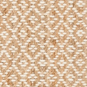 Tapis géométrique en jute rectangulaire à tissage plat, style bohème, écologique, pour décoration de salon, nettoyage facile, poils fins - Product Image 3
