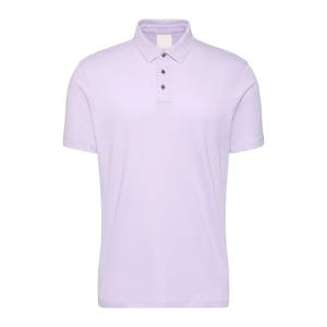 เสื้อเชิ้ตผู้ชายผ้าแคนวาสเนื้อนุ่มน้ำหนักเบา 100% ผ้าฝ้าย พิมพ์ลายดิจิทัล ทอแบบถัก แห้งเร็ว แขนสั้น ลายเรียบ ติดกระดุม - Product Image 1
