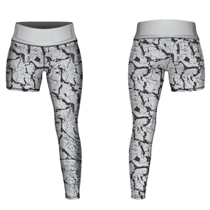 Mallas de sublimación de una pierna hasta la rodilla para baloncesto, leggings deportivos de una sola pierna, capa base para hombre - Product Image 1