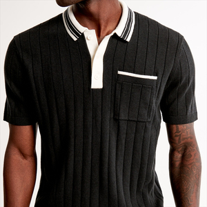 T-shirt décontracté pour homme, respirant, 100 % coton, à manches courtes, avec poche, motif uni, grande taille, pour l'entraînement sportif, 220g - Product Image 6