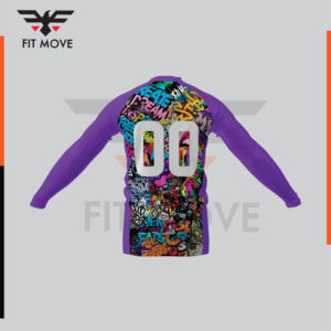 New Arrival Custom Youth Sublimation Rash Guard OEM Design Logo Men's Rash Guard In Low Price 100% Polyester Spandex Hot Selling - Product Image 2