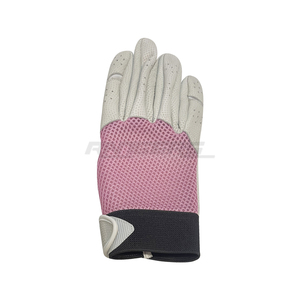 Guantes de Equitación para Niños al por Mayor, Guantes de Montar a Caballo de Malla Transpirable Rosa y Blanco para Niños, Equipo de Equitación Ligero para Verano - Product Image 2