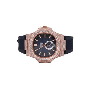 Reloj de Hip Hop para Hombre, Diseño de Lujo con Diamantes Moissanite, para Uso Diario, Casual y Formal, Relojes Modernos - Product Image 3
