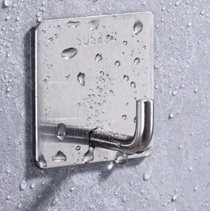 Ganchos y Soportes Metálicos - Ganchos de Pared, Soporte para Esponjas, Ganchos Adhesivos, Ganchos Autoadhesivos, Ganchos Auxiliares para Almacenamiento en el Hogar - Product Image 1