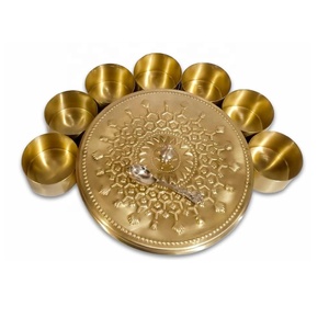 กล่องเครื่องเทศสีทองทรงกลมพร้อมภาชนะใส่เครื่องเทศ7ชิ้นฝาคู่และช้อนดีไซน์เนอร์1ชิ้นสำหรับบ้านกล่องจัดระเบียบห้องครัว - Product Image 6