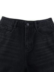 Design dégradé déstructuré, délavé style vintage, respirant, coupe droite ajustée, décontracté, pour homme et femme, automne - Product Image 4