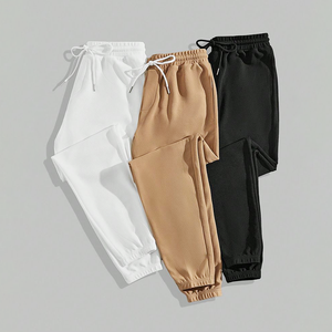 Pantalon de survêtement homme en molleton de coton 350 g/m² personnalisé, coupe décontractée, style streetwear, vente en gros, marque privée, en vrac - Product Image 6