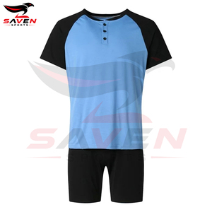Gym Fitness Training Mesh 2 Piece <b>Shorts</b> <b>Set</b>, Fashion Contrast Color <b>Short</b> Sleeved <b>Tops</b> <b>And</b> Solid Color <b>Shorts</b> Home Clothes - Product Image 2