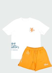 2025 New Arrival Men's Casual Short Sets Breathable Two-Piece <b>Track</b> Suit with Round Neck <b>T</b>-Shirt Shorts Quick Dry Plus Size - Product Image 5