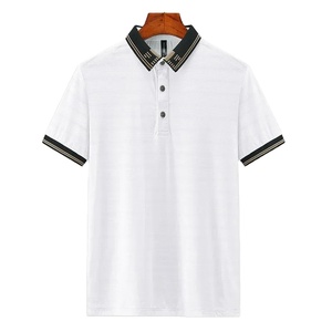 Man With Collar Tee <b>Shirts</b> Slim Fit <b>Polo</b> T <b>Shirt</b> For Men <b>Orange</b> Top No Logo Streetwear Cotton Clothing Chic Comfortable Basic - Product Image 3