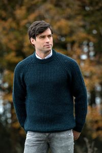 Cardigan en laine épaisse personnalisé à col rond, pull brodé avec logo, unisexe, manches longues, tricoté, vêtements d'hiver, marques privées - Product Image 3