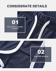 Shorts de sport pour hommes de qualité supérieure, respirants, légers et à séchage rapide, parfaits pour la course à pied et la musculation - Product Image 2