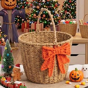 Panier porte-sucreries d'Halloween, Organisateur de friandises effrayantes, Décoration pour la fête de la Toussaint, Accent de table de fête, Décoration d'intérieur d'Halloween - Product Image 2