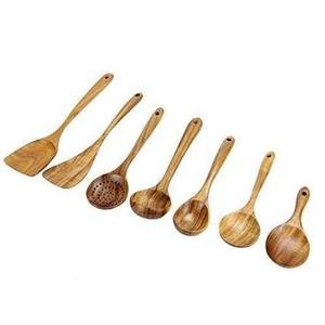 Cucharas de Madera Estilo Japonés con Logotipo Personalizado para Uso en la Cocina, Utensilios Pequeños de Mango Largo para Mezclar, Hornear y Servir, Modernos para Fiestas - Product Image 2