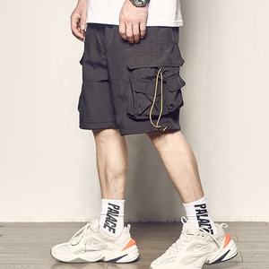 Best High-Grade Men's <b>Mid</b> Waist Cotton Gym Shorts Elastic Closure Stylish High Street Breathable Quick - Product Image 4