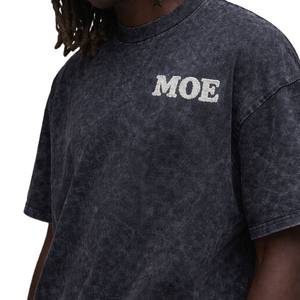 เสื้อยืดผู้ชายผ้าคอตตอนฟอกกรด ทรงหลวม สตรีทแวร์ รับผลิตแบรนด์ส่วนตัว OEM โรงงานผลิตจำนวนมาก - Product Image 3