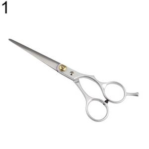 Ciseaux de coiffure professionnels Morje, en acier inoxydable, lame tranchante, pour droitiers, manche moyen, légers - Product Image 5