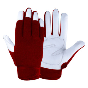 Heavy Duty Goat Grain Leather Safety Gloves Industrial Construction Reinforced Impact Resistant Mechanical Hand <b>Arm</b> Protection - Product Image 5
