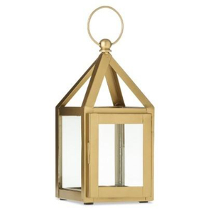 <b>Black</b> Iron <b>Lantern</b> With Grid Pattern And Brass Handle For Home Decoration Handmade Candle <b>Lanterns</b> On Sale - Product Image 4