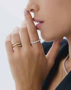 Anillo Espiral Enrollado de 2.5mm, Anillo Solitario para Uso Diario, Joyería Fina Moderna, Oro Sólido de 10K, 14K, 18K, Venta al Por Mayor - Product Image 6