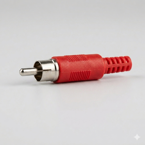 RCA <b>Plug</b> <b>Light</b> Weight Male Audio Video Connector Phono Adapter Component For Coaxial Cable Amplifier Speaker Sound System New - Product Image 4