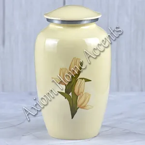 โกศบรรจุอัฐิอะลูมิเนียม Axiom Home Accents พร้อมลวดลายแกะสลักอย่างประณีตเพื่อเป็นที่ระลึกถึงผู้รักในครอบครัว - Product Image 2