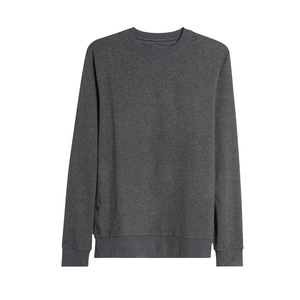 Service OEM personnalisé – Sweat-shirt thermique respirant à col ras du cou 100 % coton, coupe régulière, effet délavé, nouvelle mode pour homme - Product Image 1