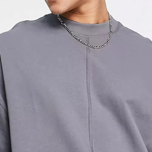 Conjunto de Camiseta y Pantalones Cortos de Último Diseño 2026, Estilo Urbano Personalizado, Holgado y con Hombros Caídos, para Hombre - Product Image 3