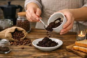 กากกาแฟเวียดนามพรีเมียม สำหรับสครับขัดผิว ปุ๋ยอินทรีย์ อาหารสัตว์ และวัสดุที่ยั่งยืน - Product Image 4
