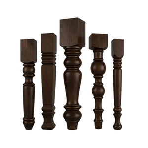 Commercial Grade Solid Wood Kitchen Island Legs for Cabinet and Furniture Manufacturing Wooden Kitchen Island Legs - Product Image 1