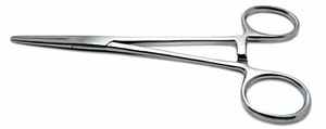 คีมหนีบห้ามเลือดแบบโค้ง ยี่ห้อ Kelly Hemostat ทำจากเหล็กกล้าไร้สนิม ใช้ซ้ำได้ พร้อมห่วงจับนิ้ว ปลายหยัก และระบบล็อคแบบ Ratchet - Product Image 6