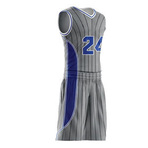 Uniforme de baloncesto, camiseta y pantalones cortos diseñados para brindar velocidad y comodidad durante las partidas de práctica, el entrenamiento deportivo y para la venta. - Product Image 4