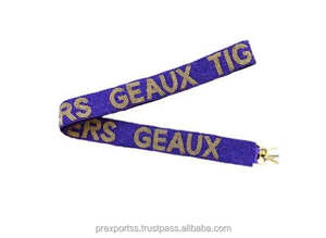 Sangle de sac à bandoulière perlée de luxe personnalisée ceinture à bandoulière brodée à la main accessoire de slogan d'équipe sportive de mode - Product Image 5