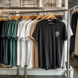 เสื้อยืดผู้หญิง ผ้าฝ้าย แขนสั้น สไตล์ลำลอง แบบพื้นฐาน พร้อมบริการรับผลิตแบบ OEM ODM - Product Image 1