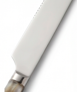 Ensemble de couverts modernes avec manche en bois, en acier inoxydable, compatibles lave-vaisselle, pour utilisation sur table de mariage - Product Image 2