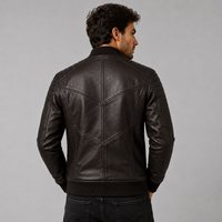 Vestes en cuir de mouton véritable, design personnalisé, haute qualité, respirantes et chaudes pour hommes, à prix raisonnable