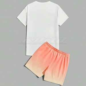 Ensemble t-shirt et short pour homme, idéal pour les aventures en plein air, tenue légère et confortable, idéale pour les voyages d'été, vêtements décontractés et sportifs - Product Image 2