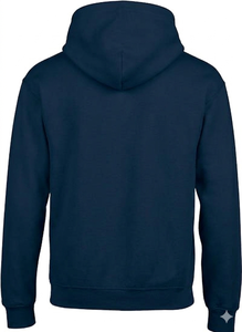 Sweat-shirt à capuche pour homme personnalisé, bleu marine, avec poche, impression numérique, coupe classique, style décontracté, vêtement d'automne - Product Image 2
