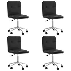 Juego de 4 Sillas de Comedor Negras - Product Image 2