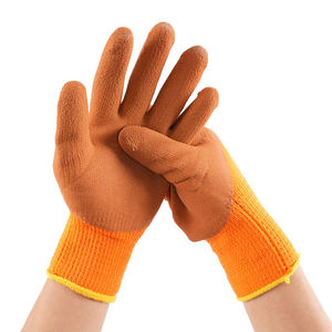 Guantes de Seguridad de Cuero Personalizados - Guantes de Piel de Oveja Amarilla de Primera Calidad, Ecológicos, Transpirables, Lisos, para Uso Diario - Product Image 1