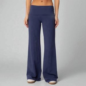 Leggings de yoga sans couture pour femme, couleur unie, ultra doux, respirants, séchage rapide, taille haute en V, collants athlétiques pour l'entraînement et la gym - Product Image 5